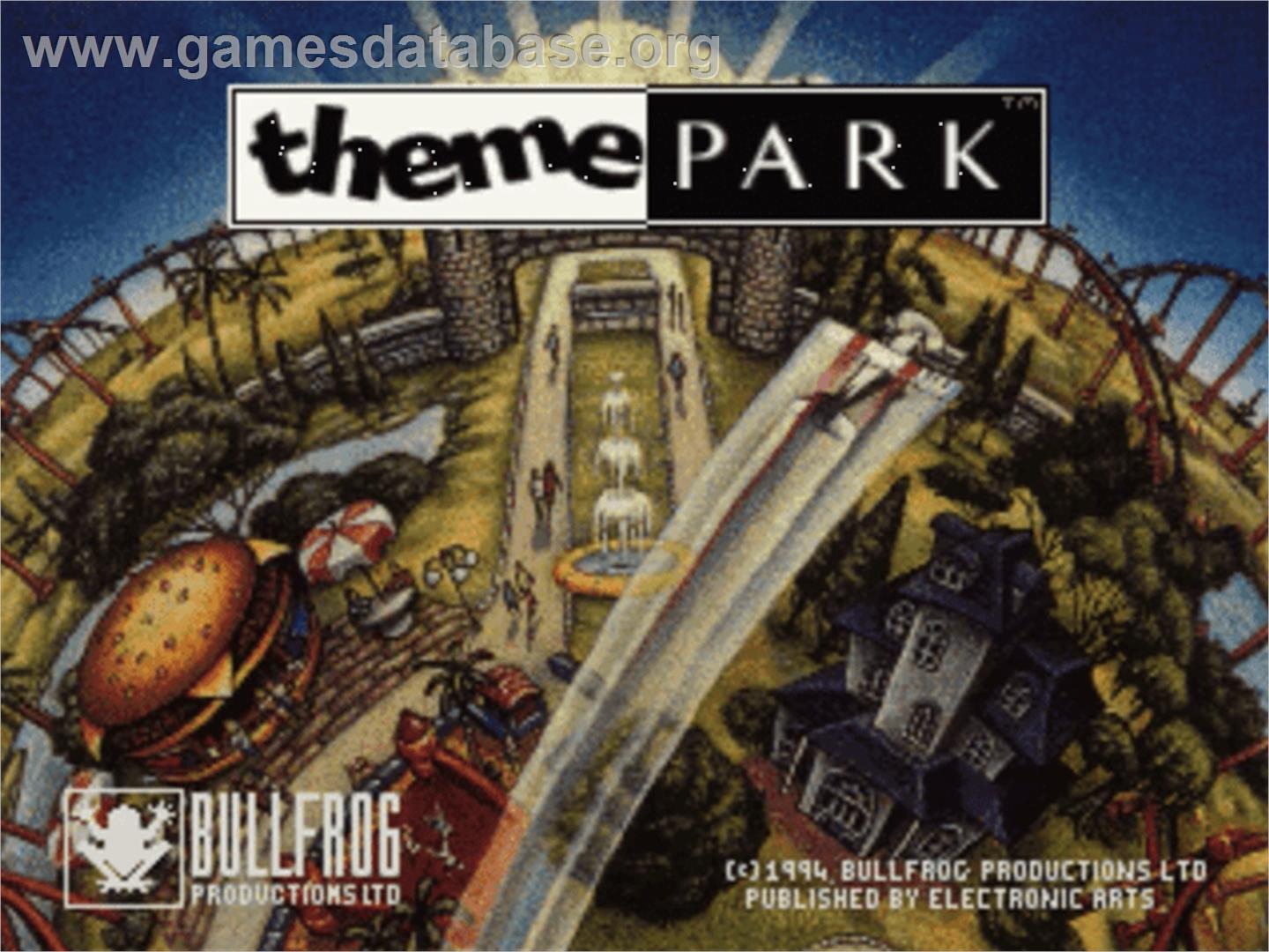 Theme Park - Panasonic 3DO - Artwork - Title Screen