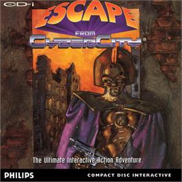 Box cover for Escape From CyberCity on the Philips CD-i.