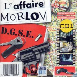 Box cover for L'affaire Morlov on the Philips CD-i.