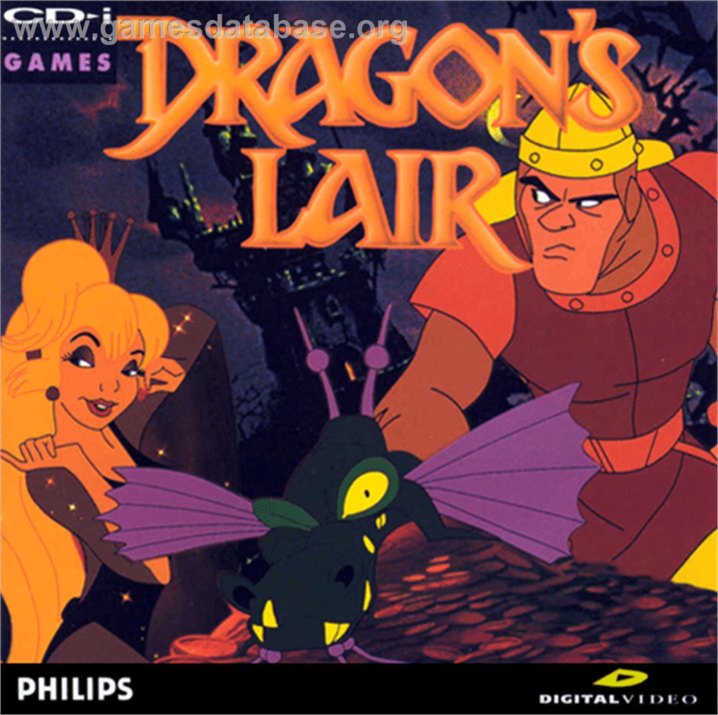 Dragon's Lair - Philips CD-i - Artwork - Box