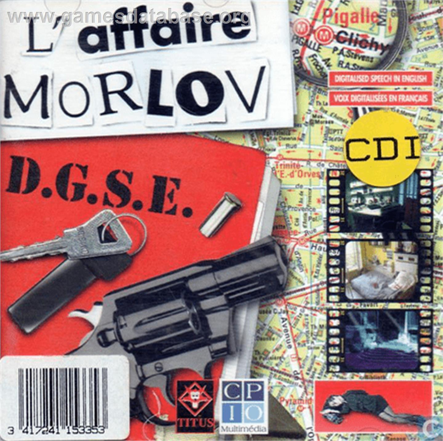 L'affaire Morlov - Philips CD-i - Artwork - Box