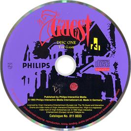 Artwork on the Disc for 7th Guest on the Philips CD-i.