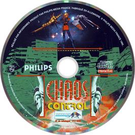 Artwork on the Disc for Chaos Control on the Philips CD-i.