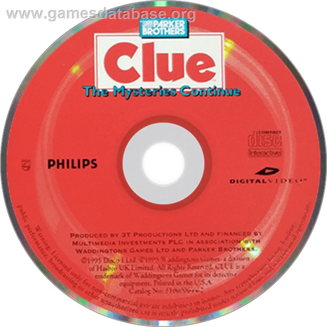 Clue - Philips CD-i - Artwork - Disc