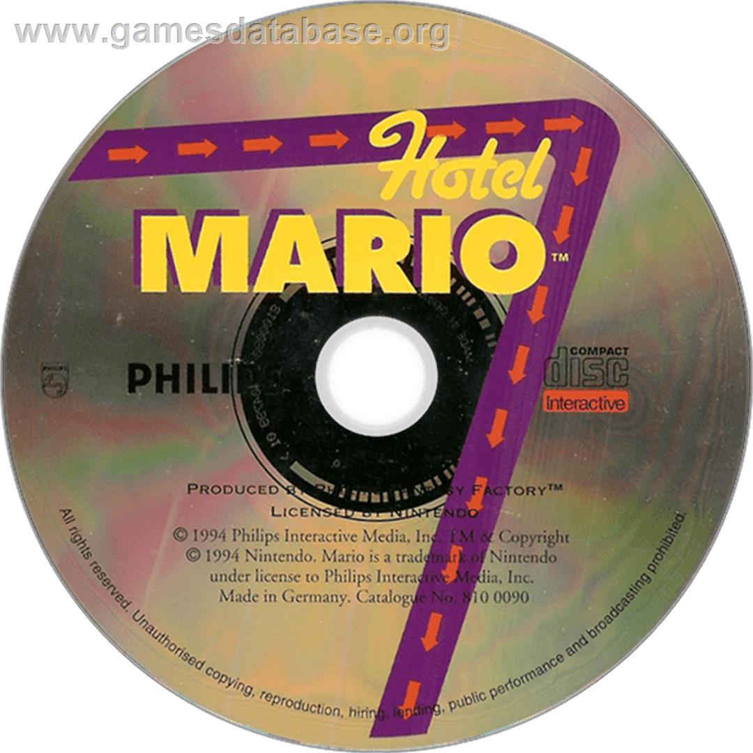 Hotel Mario - Philips CD-i - Artwork - Disc