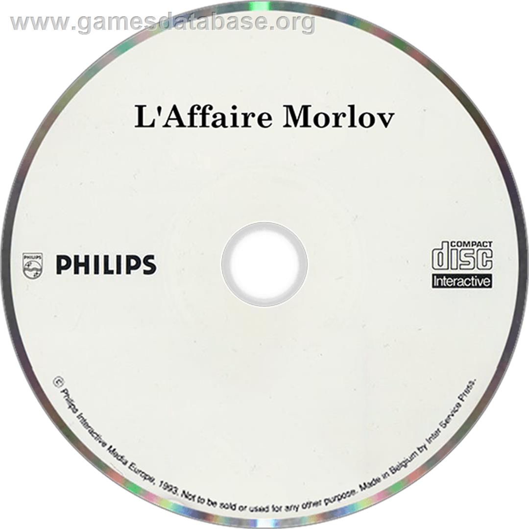 L'affaire Morlov - Philips CD-i - Artwork - Disc