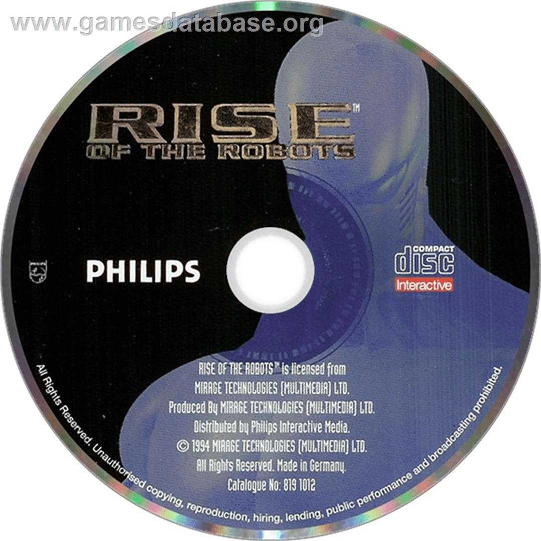 Rise of the Robots - Philips CD-i - Artwork - Disc