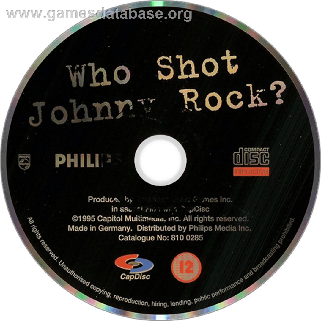 Who Shot Johnny Rock? v1.6 - Philips CD-i - Artwork - Disc