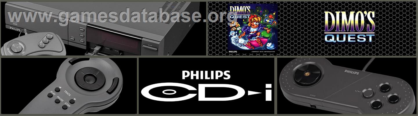 Dimo's Quest - Philips CD-i - Artwork - Marquee