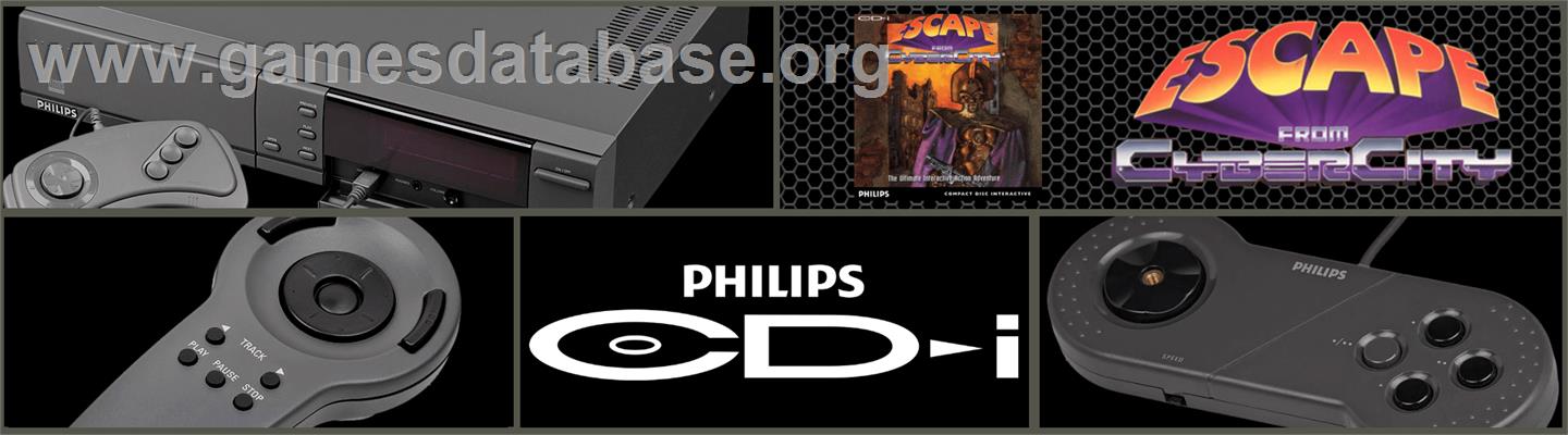 Escape From CyberCity - Philips CD-i - Artwork - Marquee