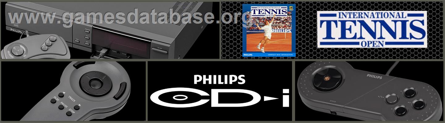 International Tennis Open - Philips CD-i - Artwork - Marquee