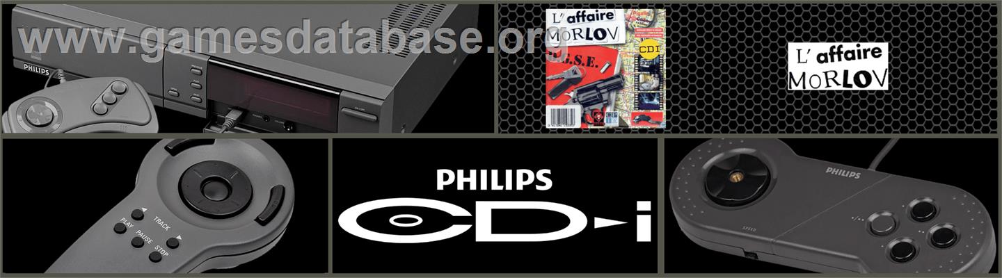 L'affaire Morlov - Philips CD-i - Artwork - Marquee
