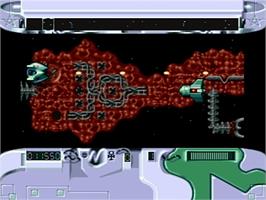 In game image of Steel Machine on the Philips CD-i.