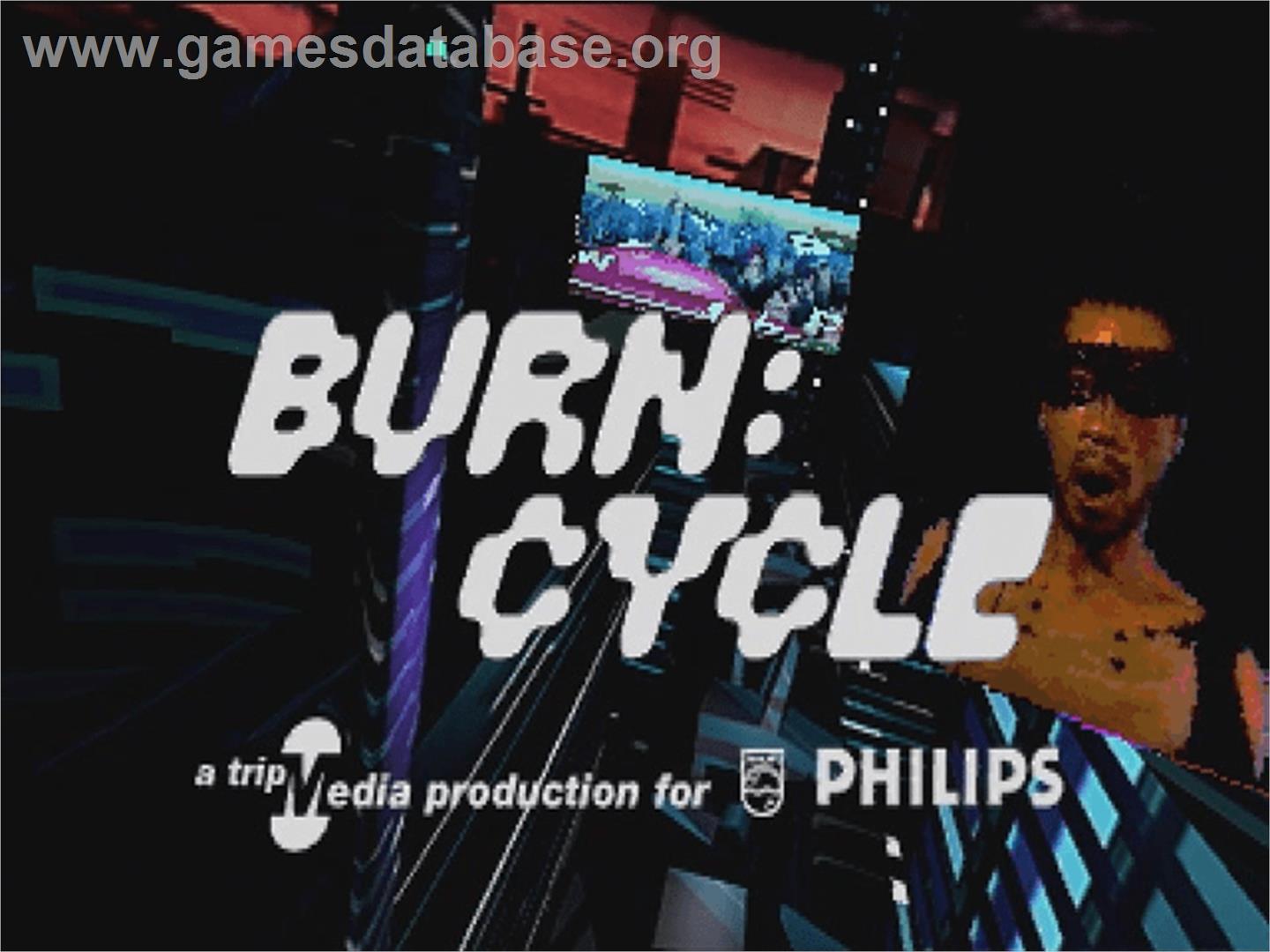Burn: Cycle - Philips CD-i - Artwork - Title Screen