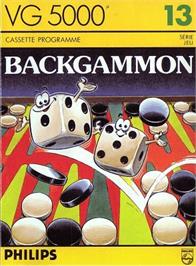Box cover for Backgammon on the Philips VG 5000.
