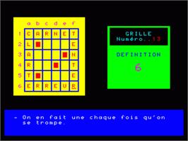 In game image of Mes Premiers Mots Croises - Volume 2 on the Philips VG 5000.