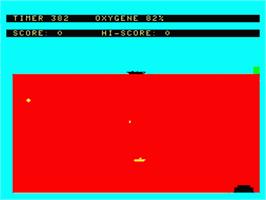 In game image of Submarine on the Philips VG 5000.