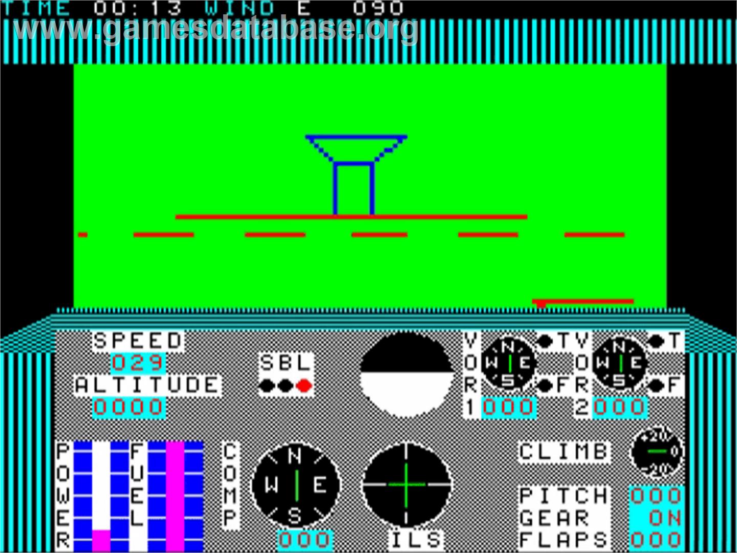 Simulateur De Vol - Philips VG 5000 - Artwork - In Game