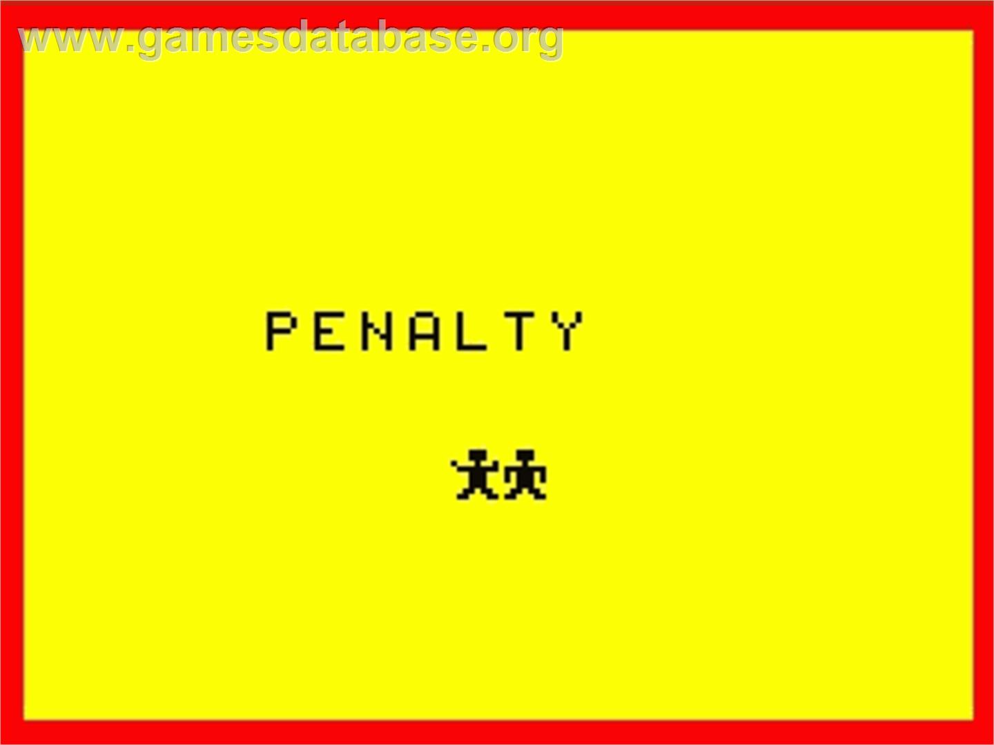 Penalty - Philips VG 5000 - Artwork - Title Screen