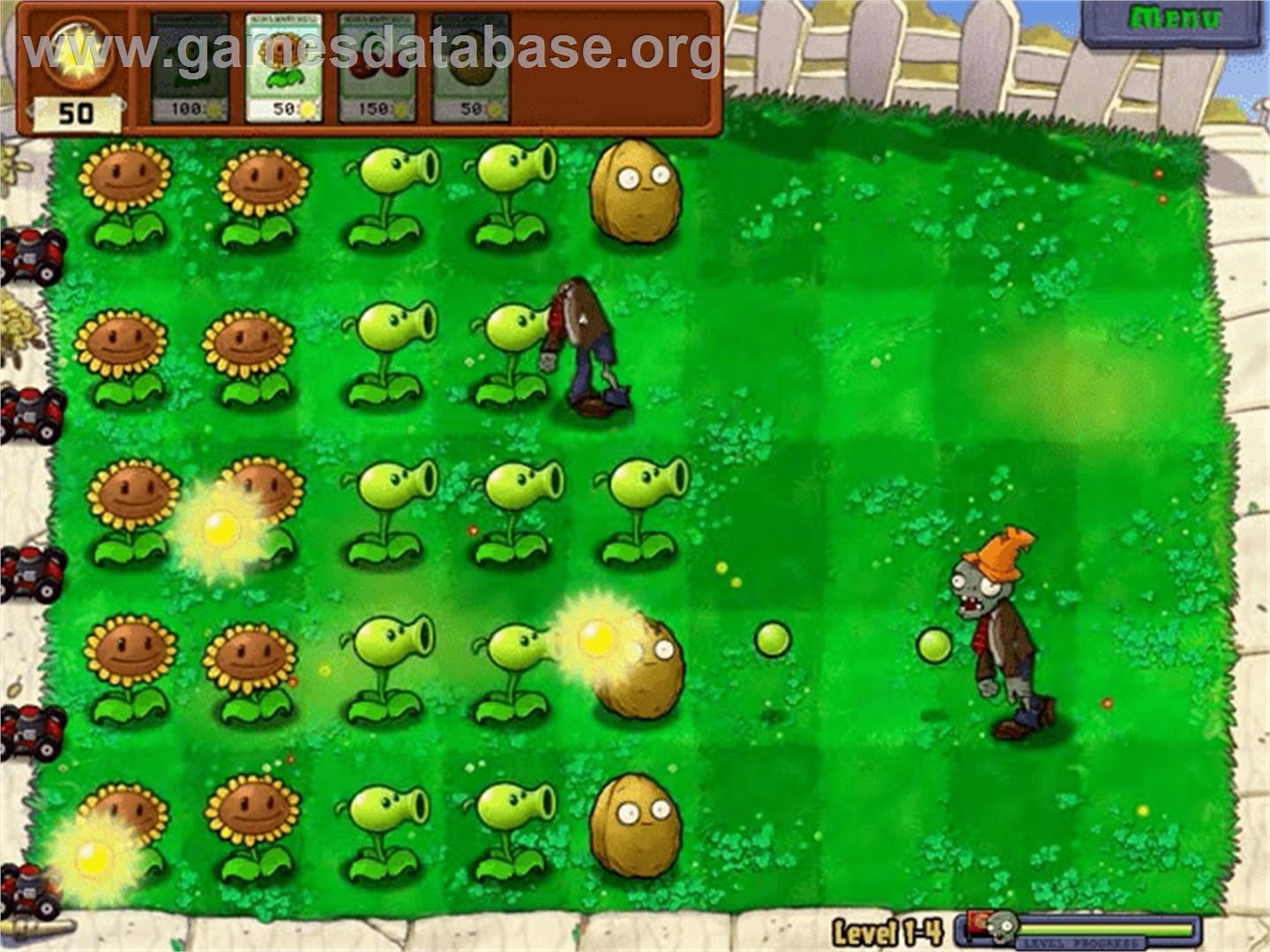 Plants vs Zombies - PopCap - Artwork - In Game