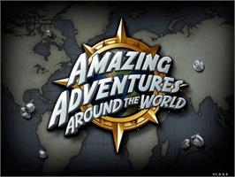 Title screen of Amazing Adventures Around The World on the PopCap.