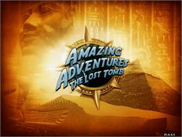 Title screen of Amazing Adventures The Lost Tomb on the PopCap.