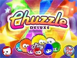 Title screen of Chuzzle Deluxe on the PopCap.