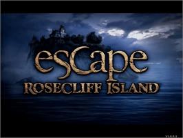 Title screen of Escape Rosecliff Island on the PopCap.