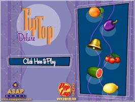 Title screen of TipTop Deluxe on the PopCap.