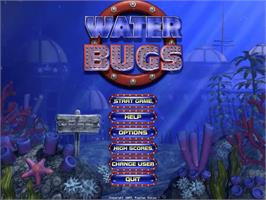 Title screen of Water Bugs on the PopCap.