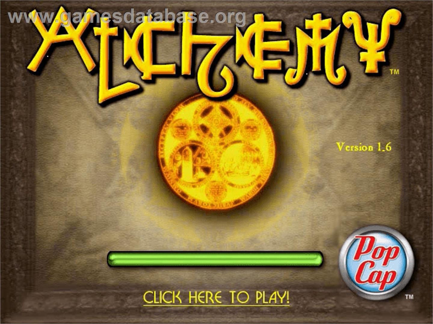 Alchemy Deluxe - PopCap - Artwork - Title Screen
