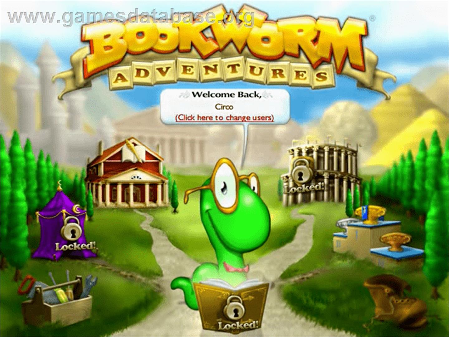 Bookworm Adventures Deluxe - PopCap - Artwork - Title Screen