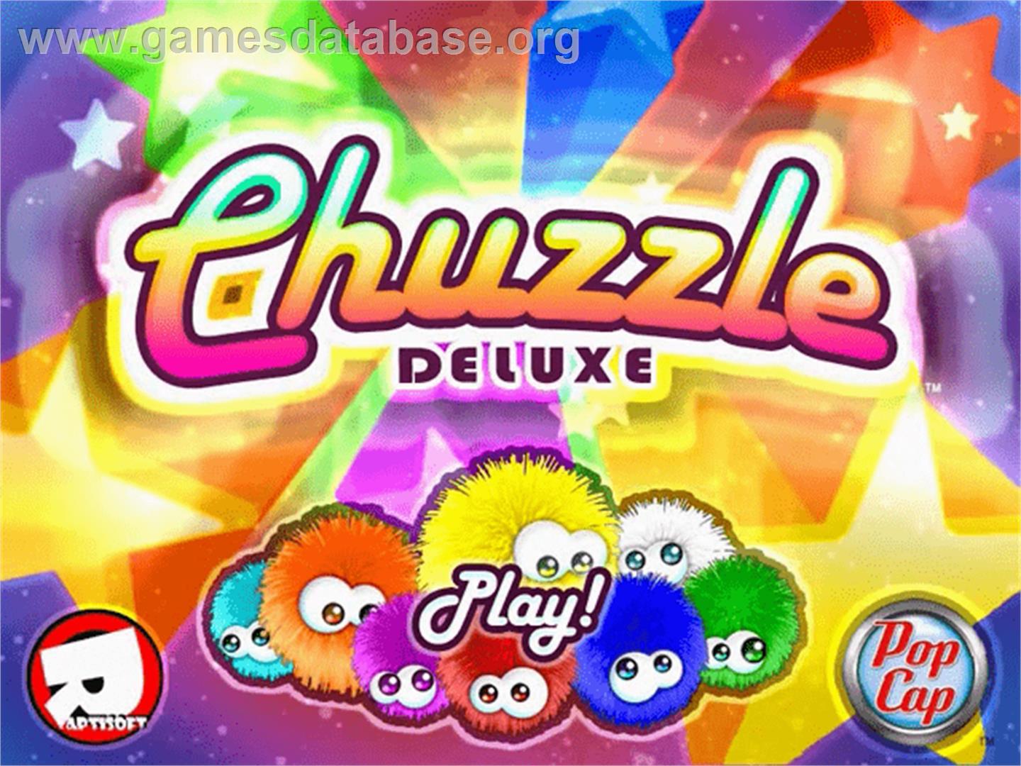 Chuzzle Deluxe - PopCap - Artwork - Title Screen