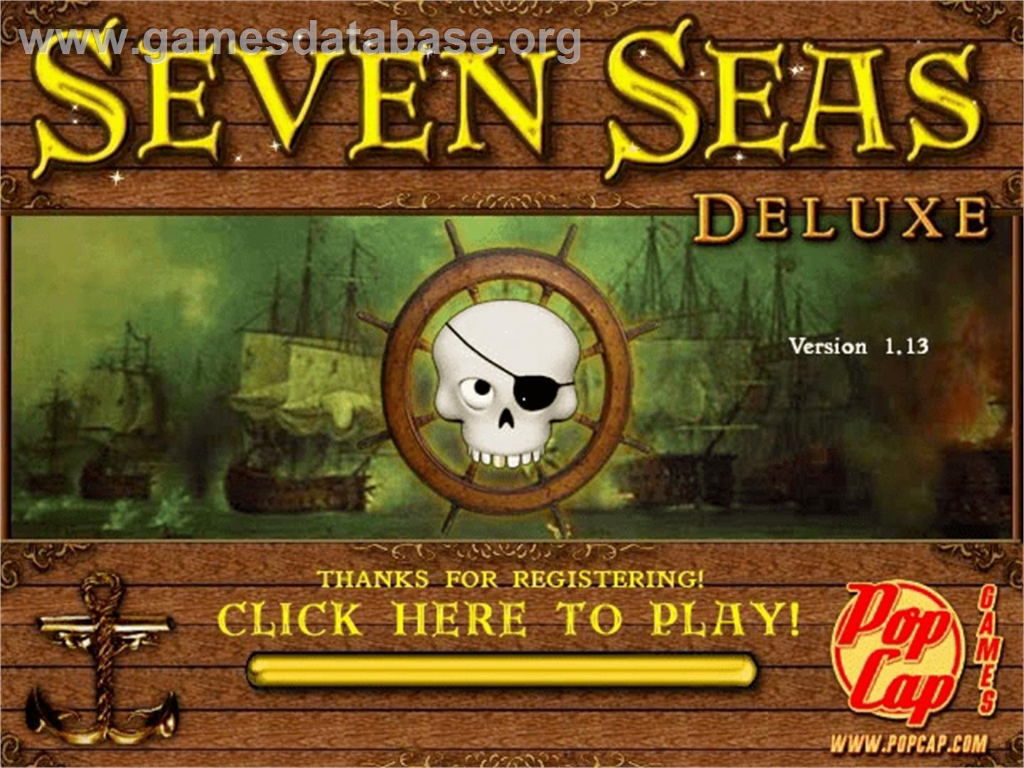 Seven Seas Deluxe - PopCap - Artwork - Title Screen