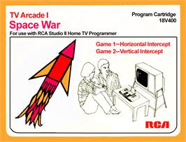 Box cover for TV Arcade I - Space War on the RCA Studio II.