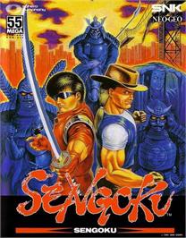 Box cover for Sengoku on the SNK Neo-Geo AES.