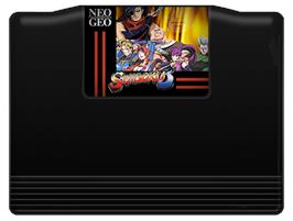 Cartridge artwork for Sengoku 3 on the SNK Neo-Geo AES.