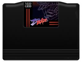 Cartridge artwork for Zed Blade on the SNK Neo-Geo AES.