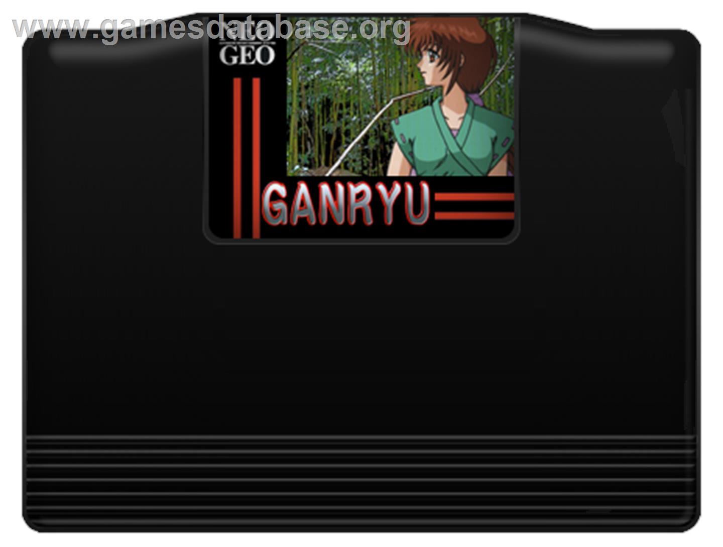 Ganryu - SNK Neo-Geo AES - Artwork - Cartridge