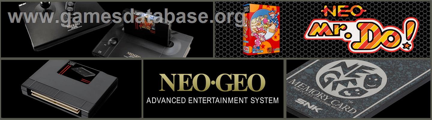 Neo Mr. Do! - SNK Neo-Geo AES - Artwork - Marquee