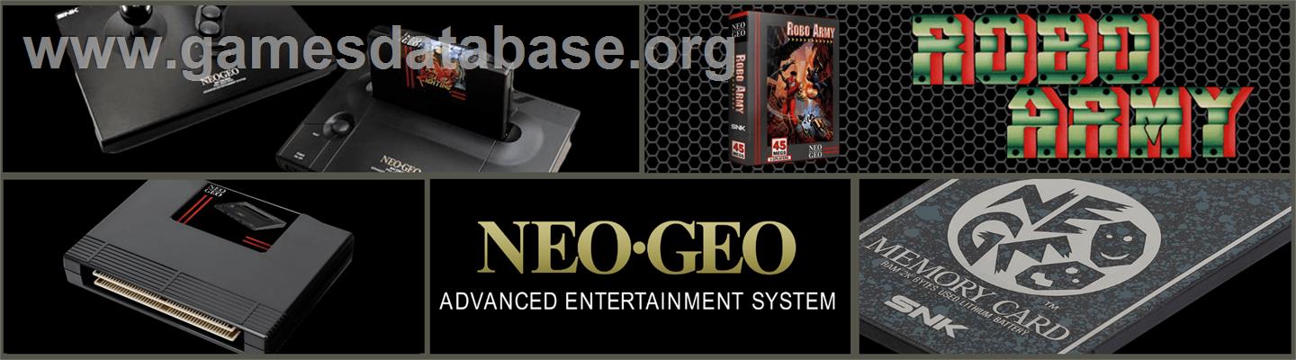Robo Army - SNK Neo-Geo AES - Artwork - Marquee
