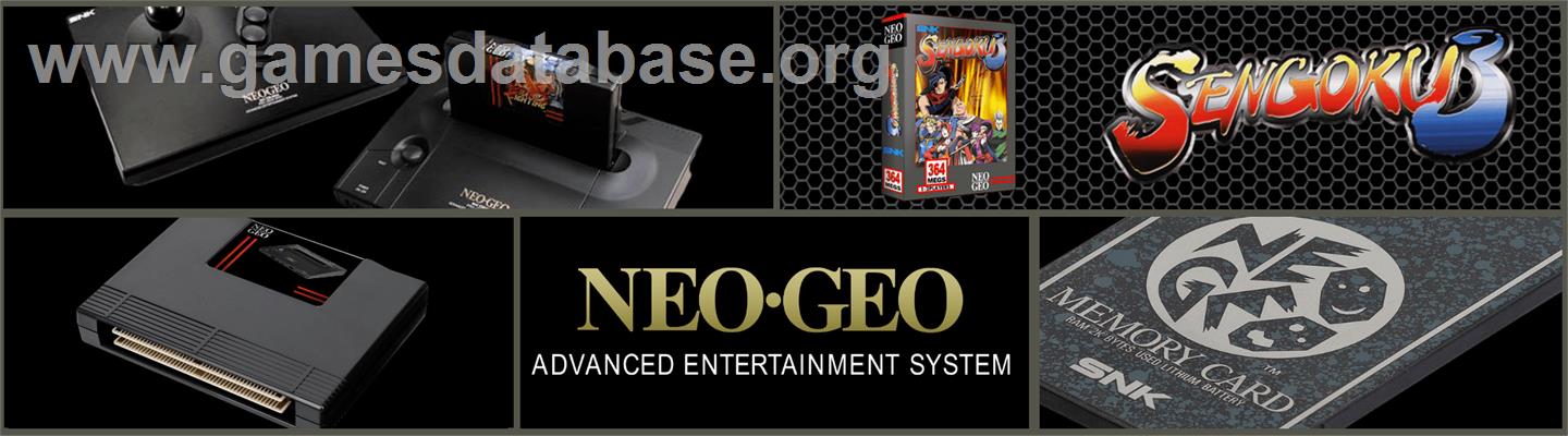 Sengoku 3 - SNK Neo-Geo AES - Artwork - Marquee