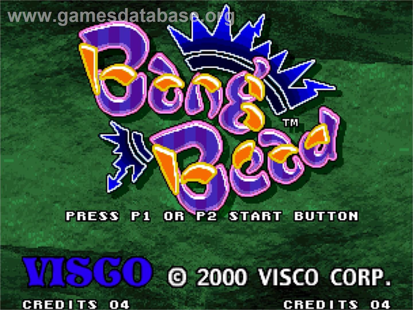 Bang Bead - SNK Neo-Geo AES - Artwork - Title Screen