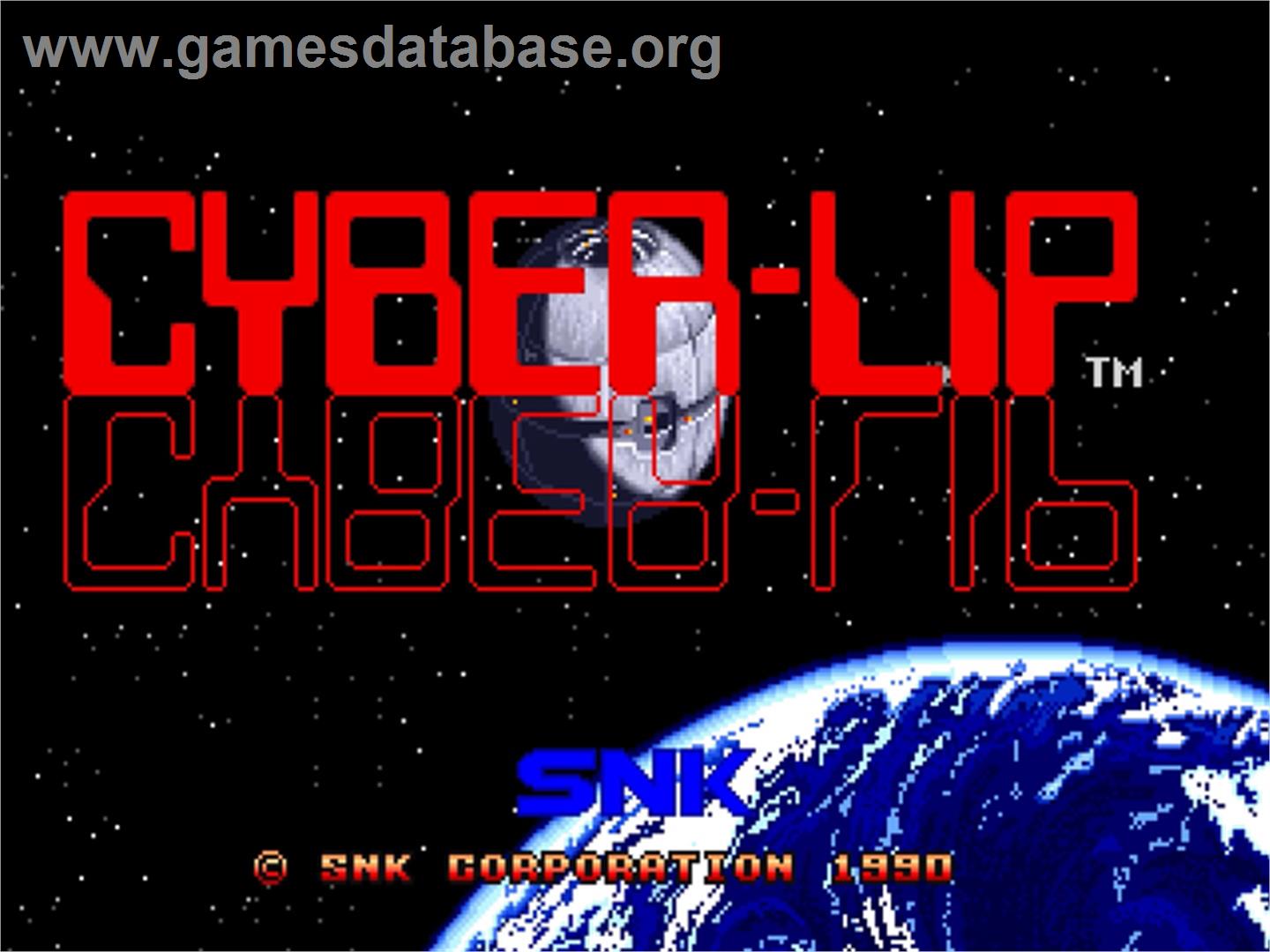 Cyber-Lip - SNK Neo-Geo AES - Artwork - Title Screen