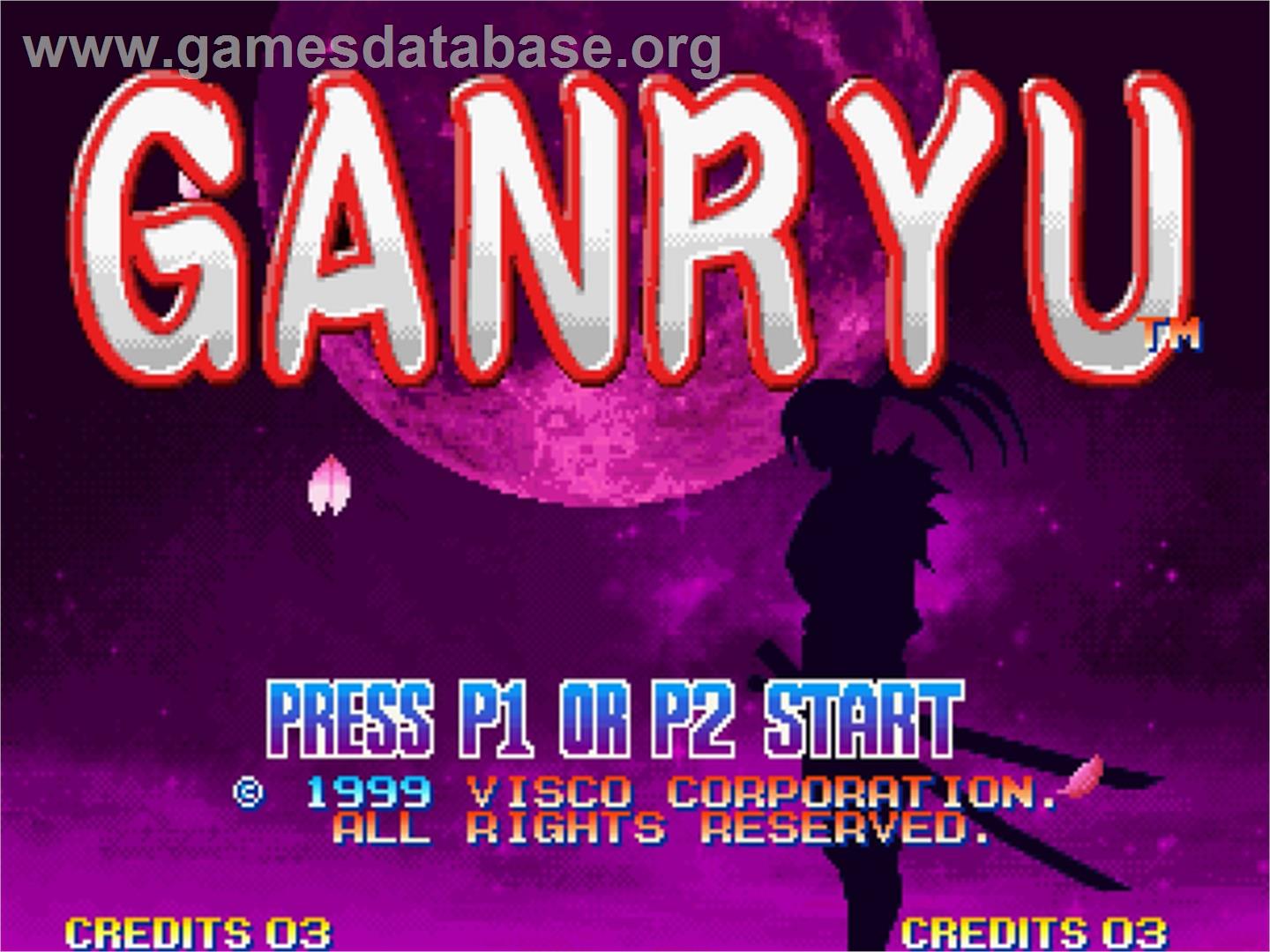 Ganryu - SNK Neo-Geo AES - Artwork - Title Screen