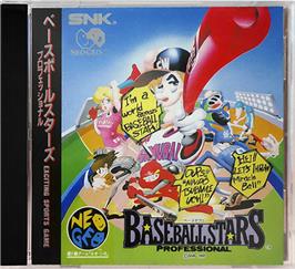 Box cover for Baseball Stars Professional on the SNK Neo-Geo CD.