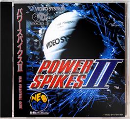 Box cover for Power Spikes II on the SNK Neo-Geo CD.