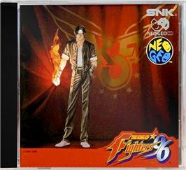 Box cover for The King of Fighters '96 on the SNK Neo-Geo CD.