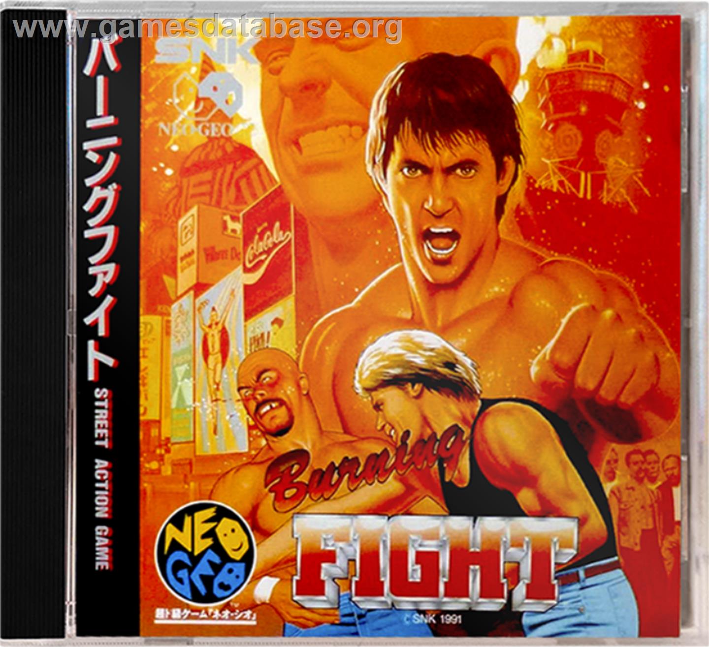 Burning Fight - SNK Neo-Geo CD - Artwork - Box