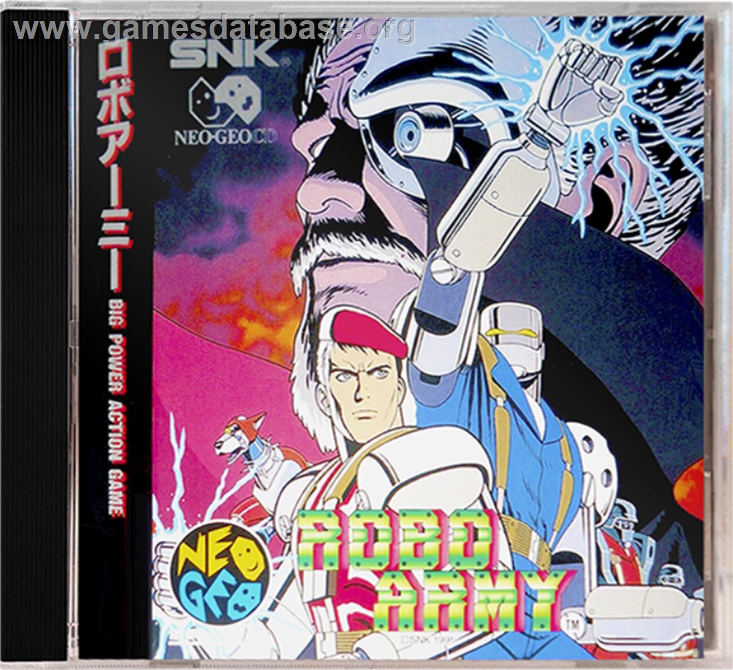 Robo Army - SNK Neo-Geo CD - Artwork - Box